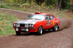 Mike Hurst / Michel Hoche-Mong Ford Capri on SS3, Bob Lake S-N I.