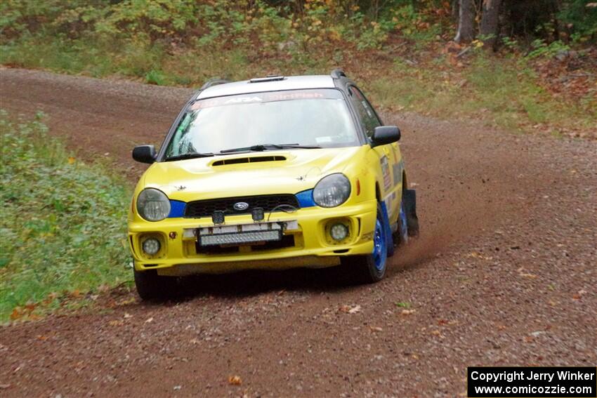 Greg Healey / Cindy Krolikowski Subaru Impeza Outback Sport on SS3, Bob Lake S-N I.