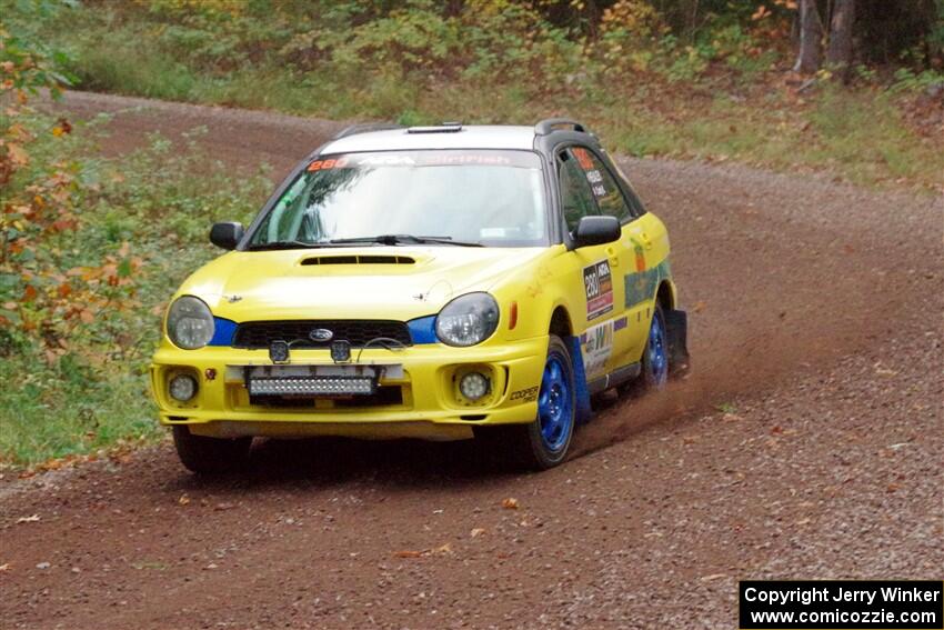 Greg Healey / Cindy Krolikowski Subaru Impeza Outback Sport on SS3, Bob Lake S-N I.