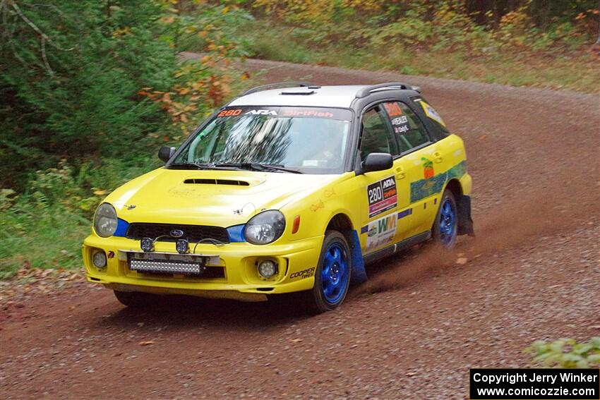 Greg Healey / Cindy Krolikowski Subaru Impeza Outback Sport on SS3, Bob Lake S-N I.