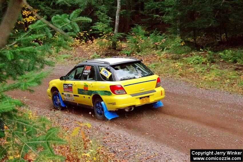 Greg Healey / Cindy Krolikowski Subaru Impeza Outback Sport on SS3, Bob Lake S-N I.