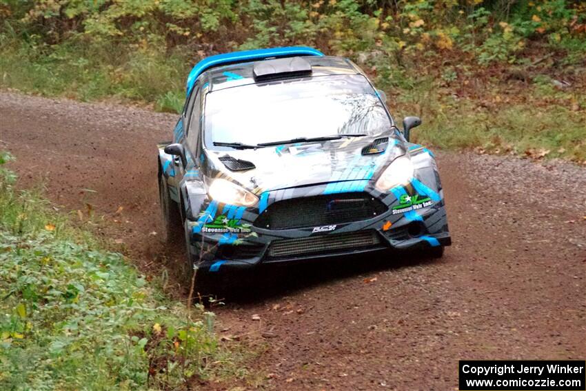 Dennis Romero / Eduardo Gomez Ford Fiesta R5 on SS3, Bob Lake S-N I.