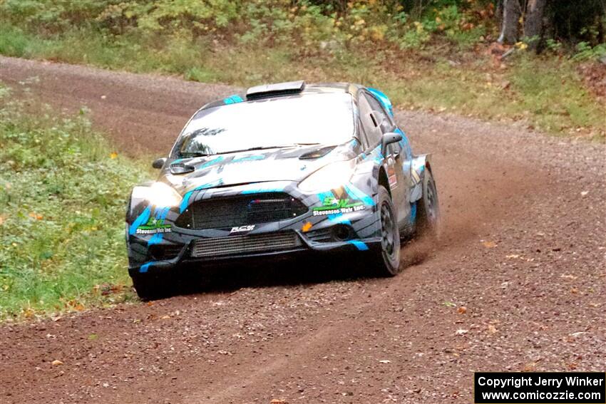 Dennis Romero / Eduardo Gomez Ford Fiesta R5 on SS3, Bob Lake S-N I.