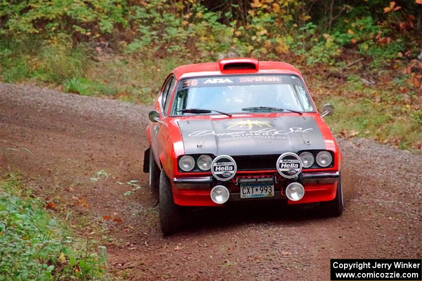 Mike Hurst / Michel Hoche-Mong Ford Capri on SS3, Bob Lake S-N I.