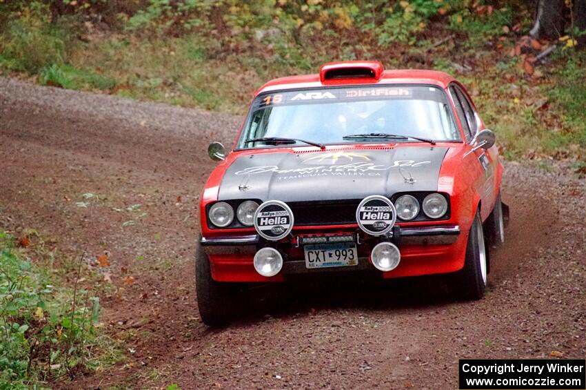 Mike Hurst / Michel Hoche-Mong Ford Capri on SS3, Bob Lake S-N I.