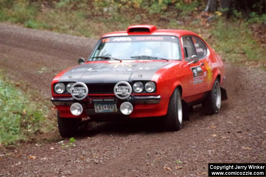 Mike Hurst / Michel Hoche-Mong Ford Capri on SS3, Bob Lake S-N I.