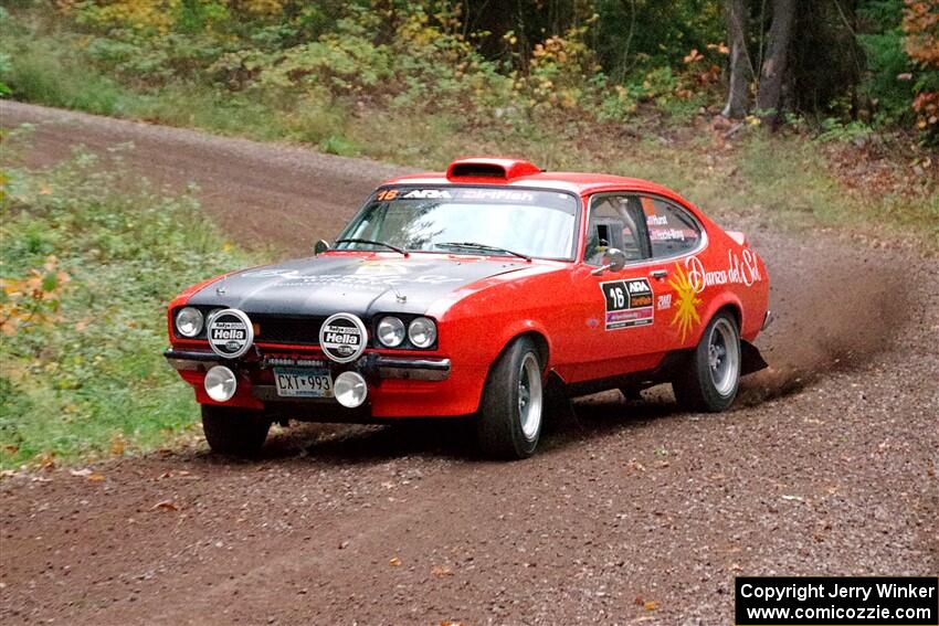 Mike Hurst / Michel Hoche-Mong Ford Capri on SS3, Bob Lake S-N I.