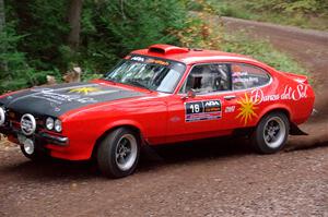 Mike Hurst / Michel Hoche-Mong Ford Capri on SS3, Bob Lake S-N I.