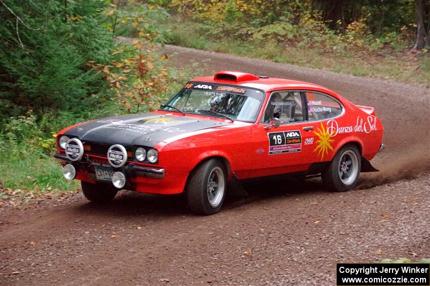 Mike Hurst / Michel Hoche-Mong Ford Capri on SS3, Bob Lake S-N I.