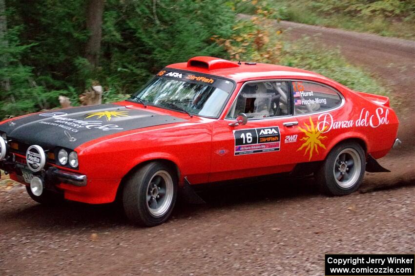 Mike Hurst / Michel Hoche-Mong Ford Capri on SS3, Bob Lake S-N I.