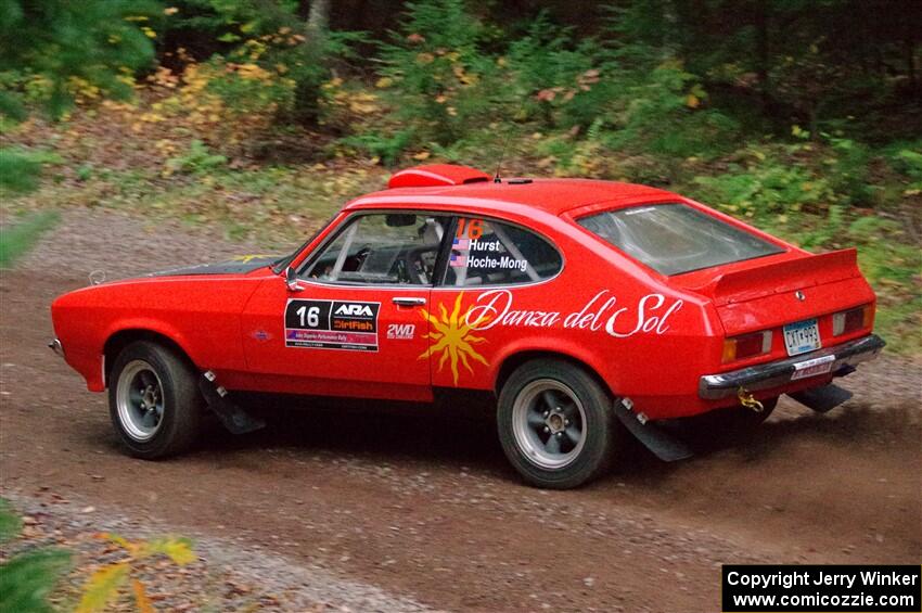 Mike Hurst / Michel Hoche-Mong Ford Capri on SS3, Bob Lake S-N I.