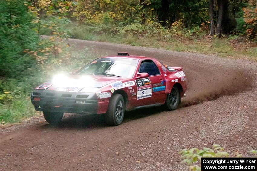 Al Dantes, Jr. / Keegan Helwig Mazda RX-7 LS on SS3, Bob Lake S-N I.