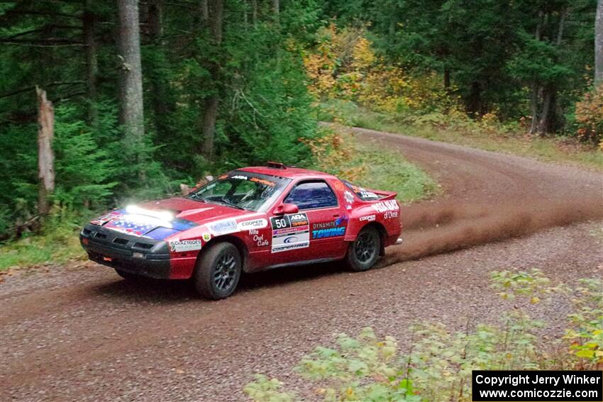 Al Dantes, Jr. / Keegan Helwig Mazda RX-7 LS on SS3, Bob Lake S-N I.