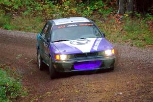 Michael Miller / Angelica Miller Mitsubishi Galant VR-4 on SS3, Bob Lake S-N I.