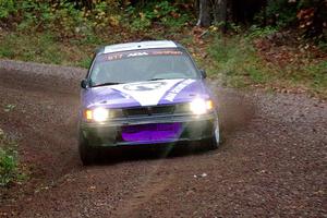 Michael Miller / Angelica Miller Mitsubishi Galant VR-4 on SS3, Bob Lake S-N I.