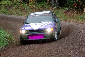 Michael Miller / Angelica Miller Mitsubishi Galant VR-4 on SS3, Bob Lake S-N I.