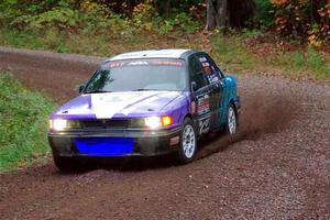 Michael Miller / Angelica Miller Mitsubishi Galant VR-4 on SS3, Bob Lake S-N I.