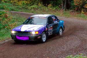 Michael Miller / Angelica Miller Mitsubishi Galant VR-4 on SS3, Bob Lake S-N I.