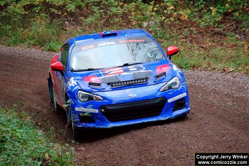 Santiago Iglesias / R.J. Kassel Subaru BRZ on SS3, Bob Lake S-N I.