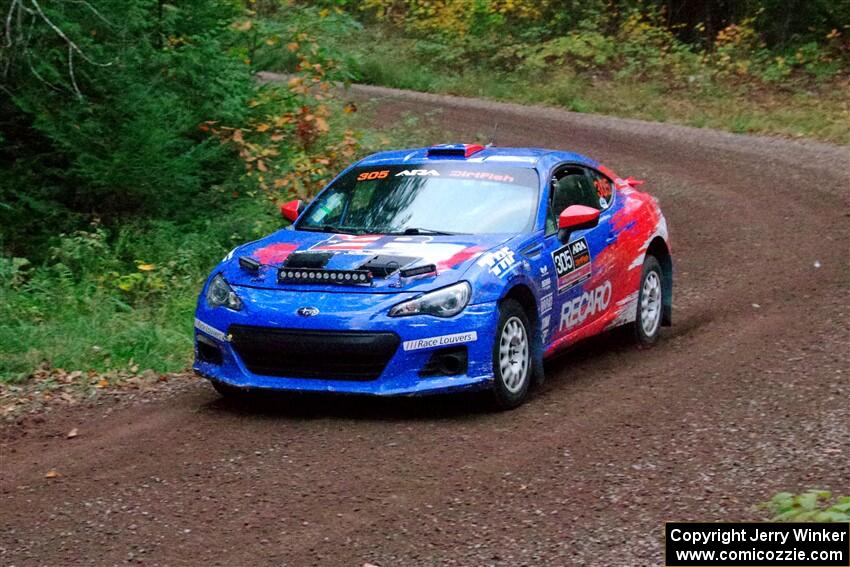 Santiago Iglesias / R.J. Kassel Subaru BRZ on SS3, Bob Lake S-N I.