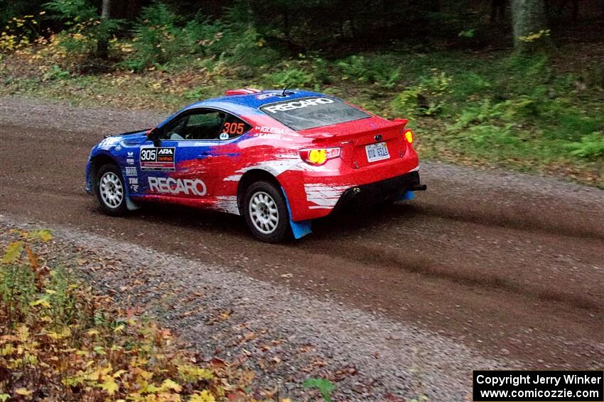 Santiago Iglesias / R.J. Kassel Subaru BRZ on SS3, Bob Lake S-N I.