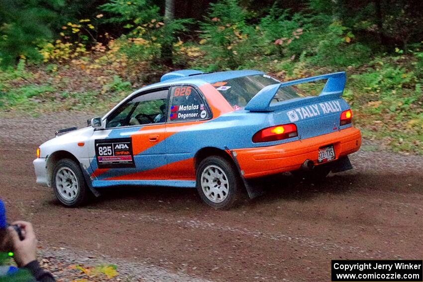 Tyler Matalas / Izaak Degenaer Subaru Impreza LX  on SS3, Bob Lake S-N I.