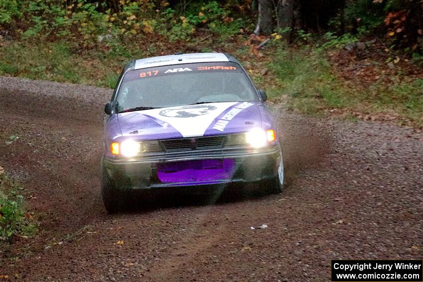 Michael Miller / Angelica Miller Mitsubishi Galant VR-4 on SS3, Bob Lake S-N I.