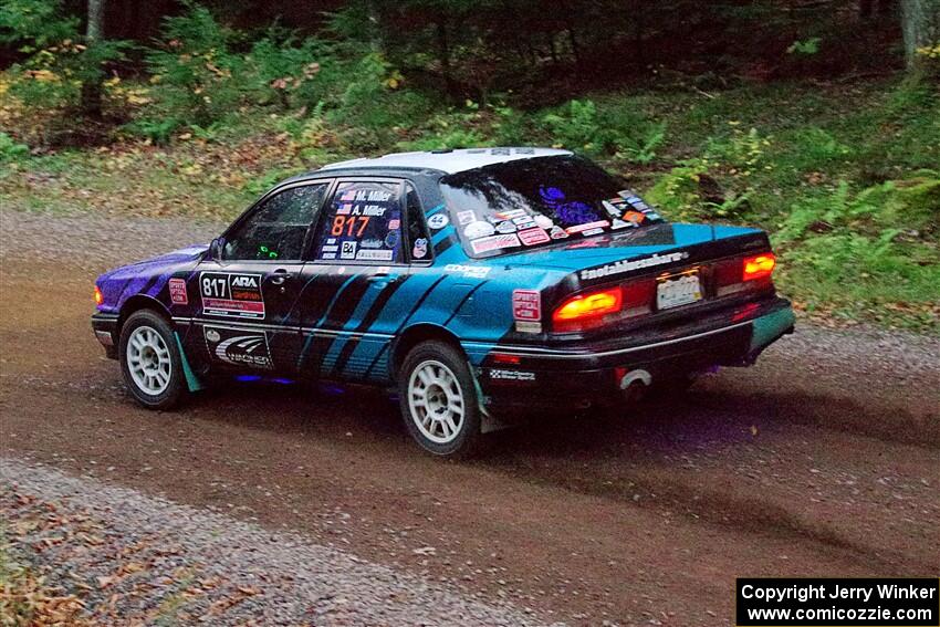 Michael Miller / Angelica Miller Mitsubishi Galant VR-4 on SS3, Bob Lake S-N I.