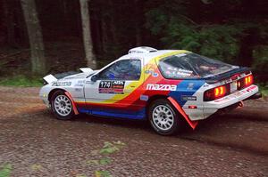 Kevin Schmidt / Kyle Roberts Mazda RX-7 on SS3, Bob Lake S-N I.