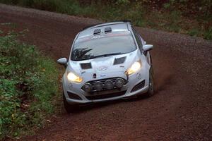 Julien Sebot / K.J. Miller Ford Fiesta R2 on SS3, Bob Lake S-N I.