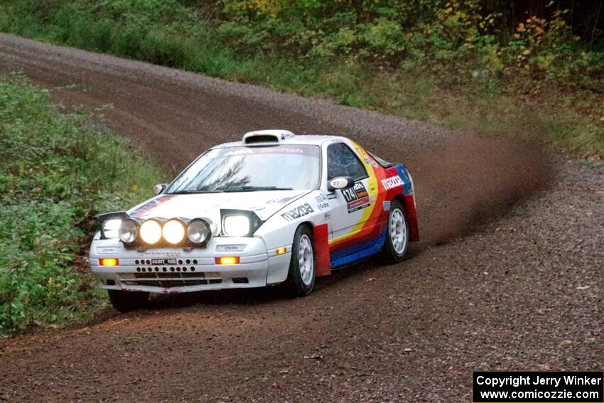 Kevin Schmidt / Kyle Roberts Mazda RX-7 on SS3, Bob Lake S-N I.