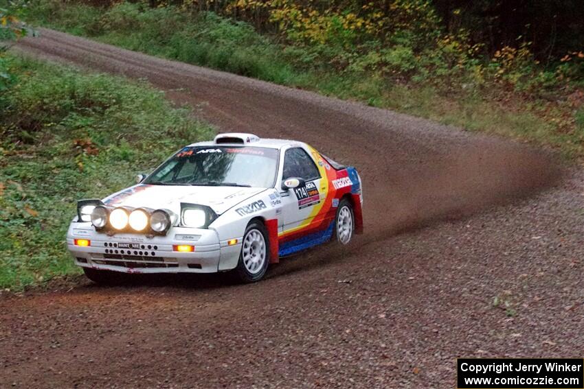 Kevin Schmidt / Kyle Roberts Mazda RX-7 on SS3, Bob Lake S-N I.