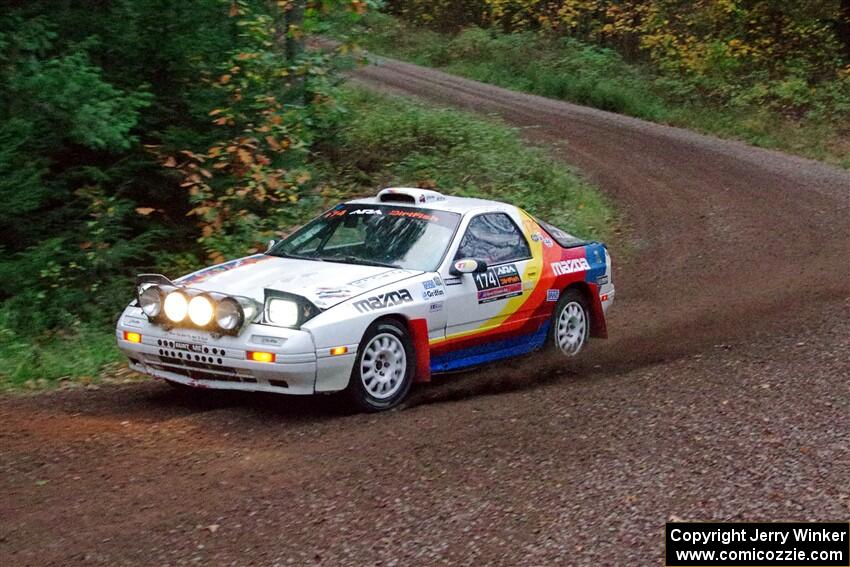 Kevin Schmidt / Kyle Roberts Mazda RX-7 on SS3, Bob Lake S-N I.