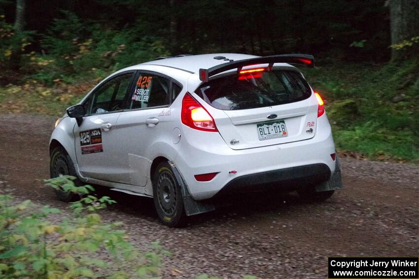 Julien Sebot / K.J. Miller Ford Fiesta R2 on SS3, Bob Lake S-N I.