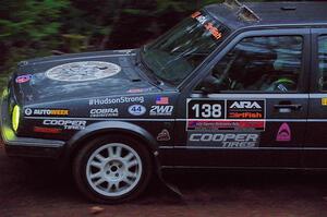 Cory Grant / Kevin Forde VW Jetta on SS3, Bob Lake S-N I.