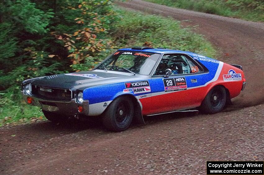 Tim O'Neil / Constantine Mantopoulos AMC AMX on SS3, Bob Lake S-N I.