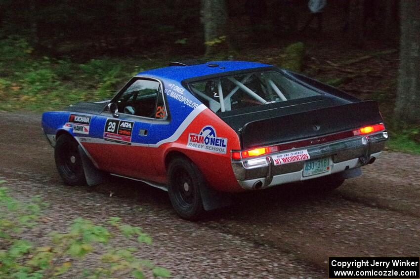 Tim O'Neil / Constantine Mantopoulos AMC AMX on SS3, Bob Lake S-N I.