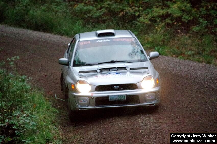 Vivian Campbell / Michael Hordijk Subaru Impreza on SS3, Bob Lake S-N I.