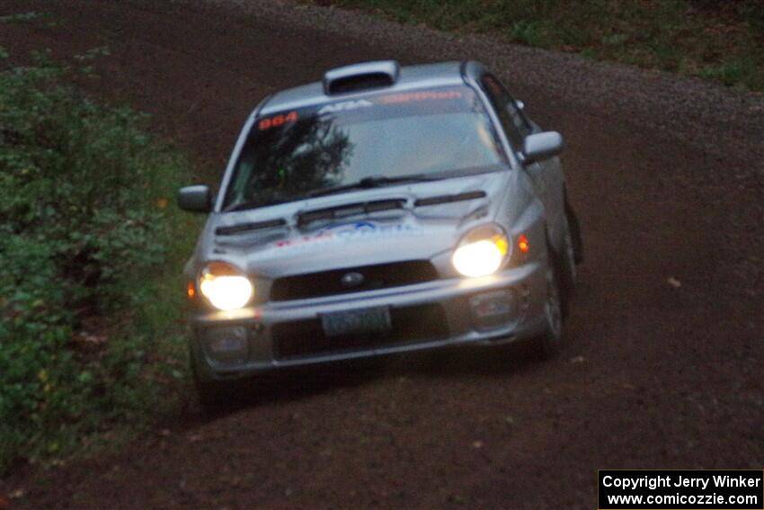 Vivian Campbell / Michael Hordijk Subaru Impreza on SS3, Bob Lake S-N I.