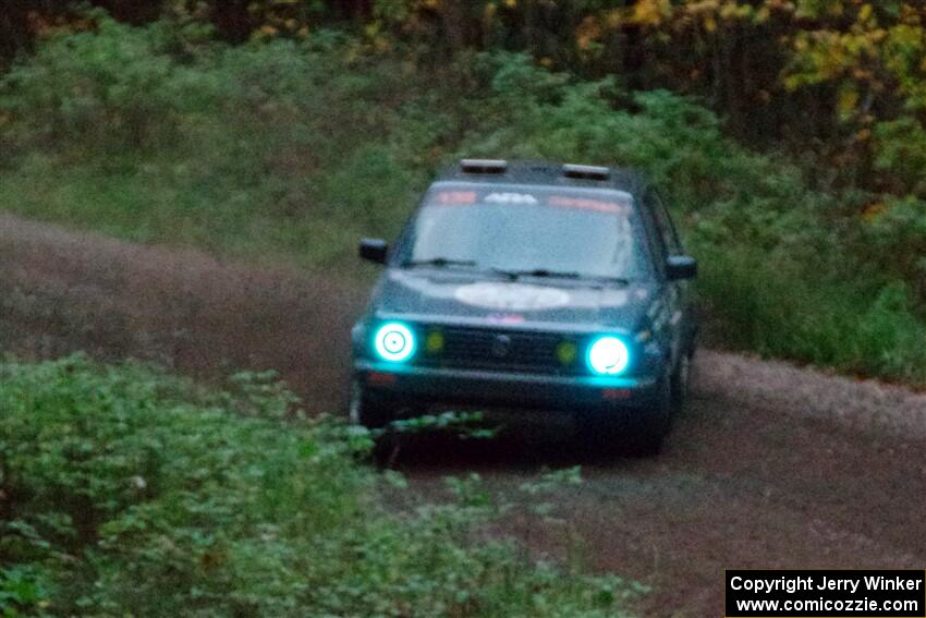 Cory Grant / Kevin Forde VW Jetta on SS3, Bob Lake S-N I.