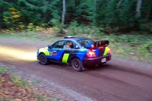 Colin Gleason / Quinn Trumbower Subaru Impreza 2.5RS on SS3, Bob Lake S-N I.