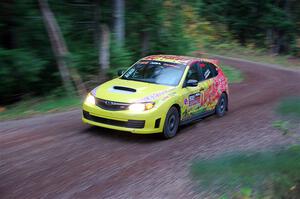 Scott Putnam / Katie Gingras Subaru WRX STi on SS3, Bob Lake S-N I.