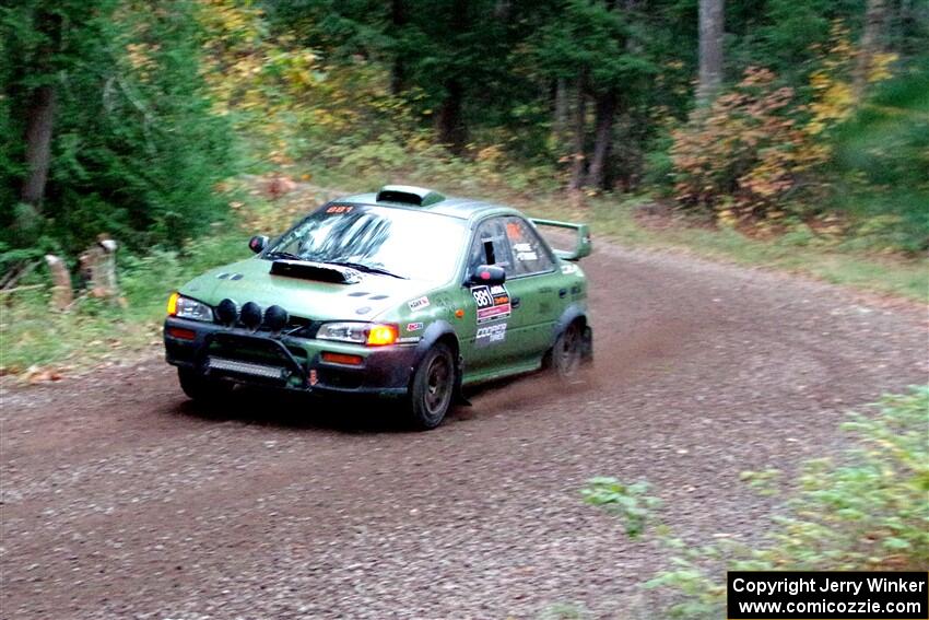 Geoff Weide / Derric Throne Subaru Impreza on SS3, Bob Lake S-N I.