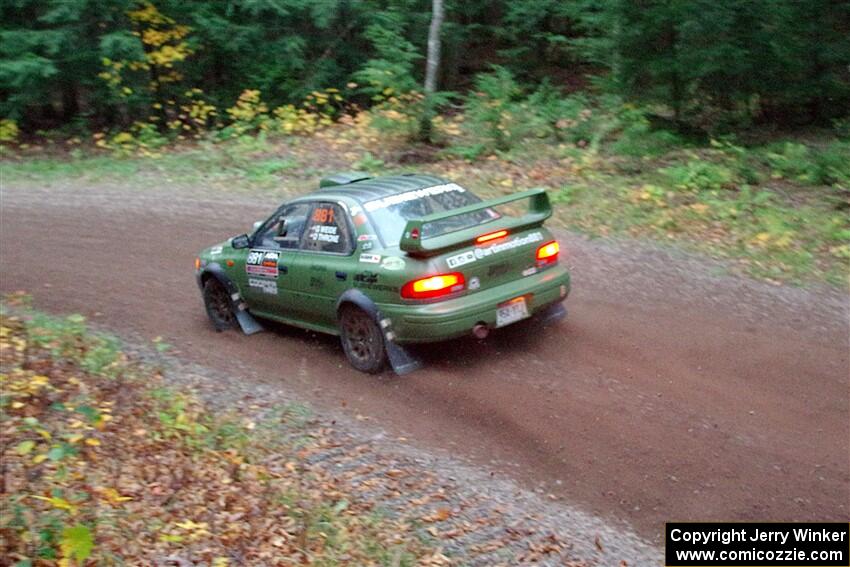 Geoff Weide / Derric Throne Subaru Impreza on SS3, Bob Lake S-N I.