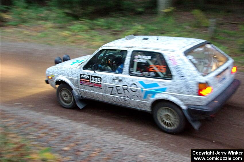 Mark Rokus / Tabitha Lohr VW GTI on SS3, Bob Lake S-N I.