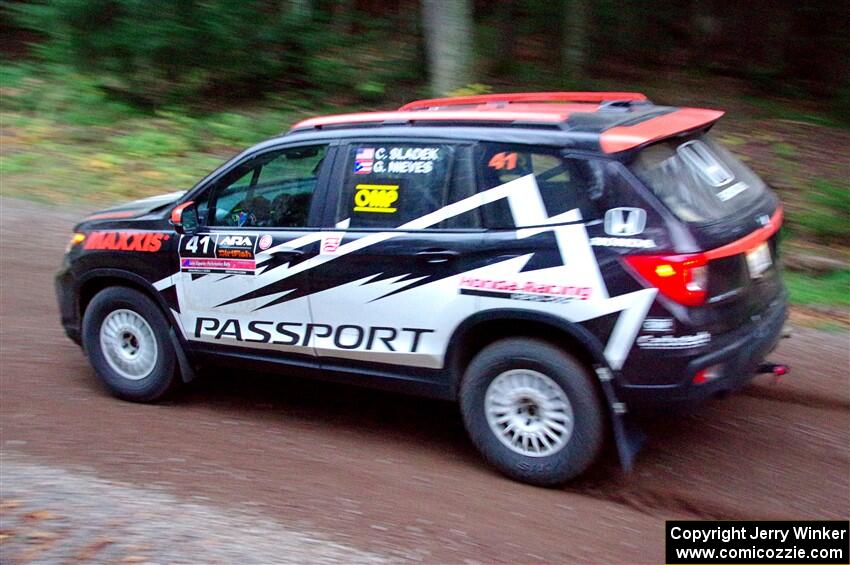 Chris Sladek / Gabriel Nieves Honda Passport on SS3, Bob Lake S-N I.