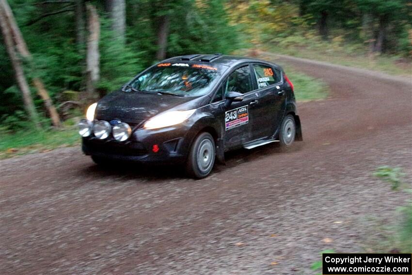 Patrick Gruszka / Zach Pfeil Ford Fiesta on SS3, Bob Lake S-N I.