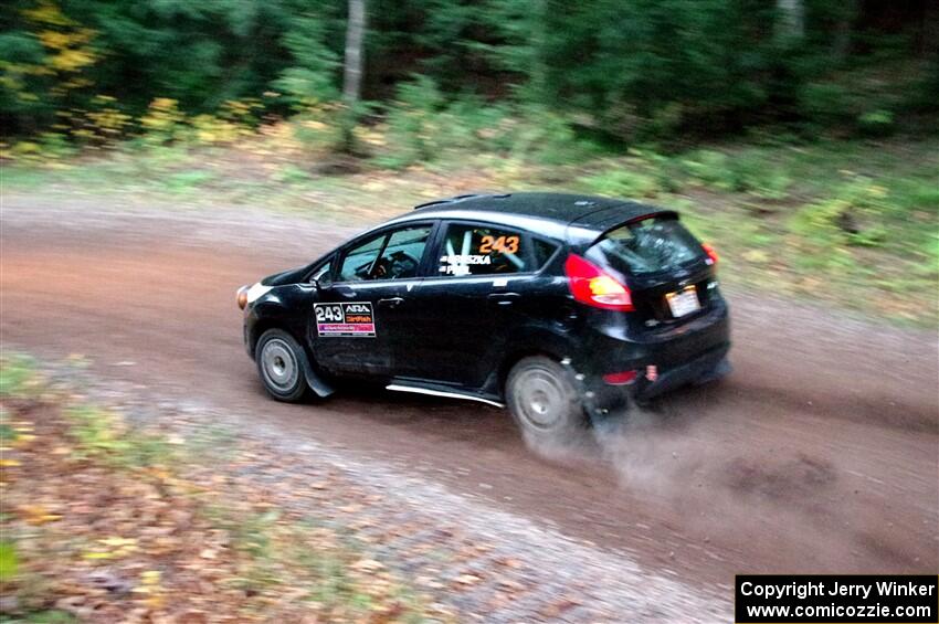 Patrick Gruszka / Zach Pfeil Ford Fiesta on SS3, Bob Lake S-N I.