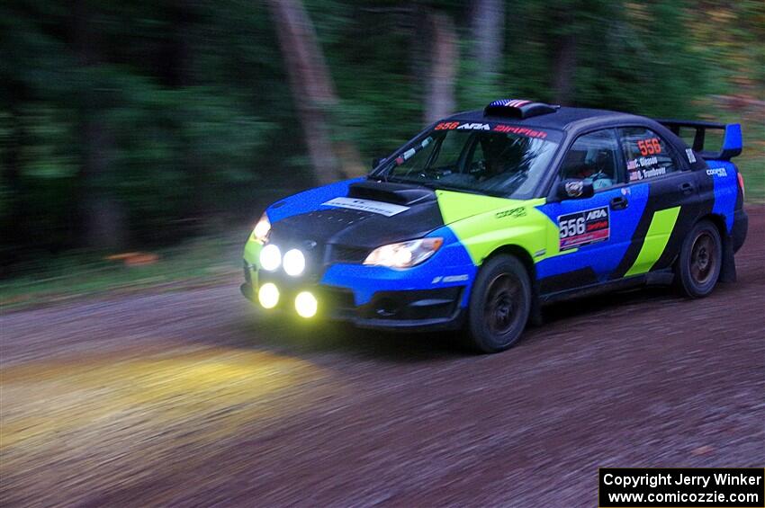 Colin Gleason / Quinn Trumbower Subaru Impreza 2.5RS on SS3, Bob Lake S-N I.