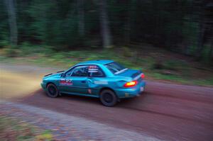 Kyle Turner / Kevin Turner Subaru Impreza on SS3, Bob Lake S-N I.